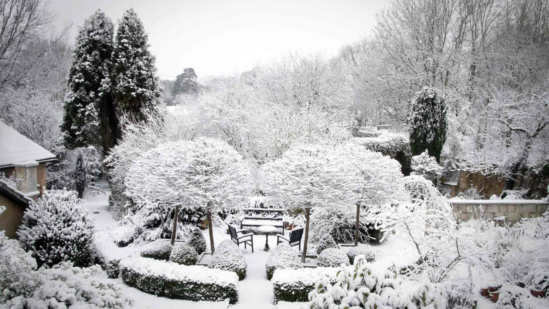 Verschneiter-Garten